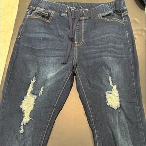 YMI Pull On Elastic Waistband with Draw String for Perfect fit. size Large